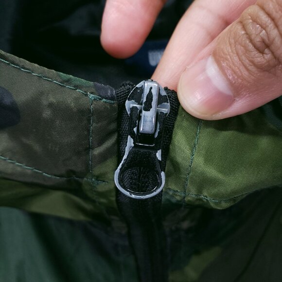 Univibe Boys Black Long Sleeve Full Zip Pockets Camouflage Green Jacket Size XL - Picture 8 of 13